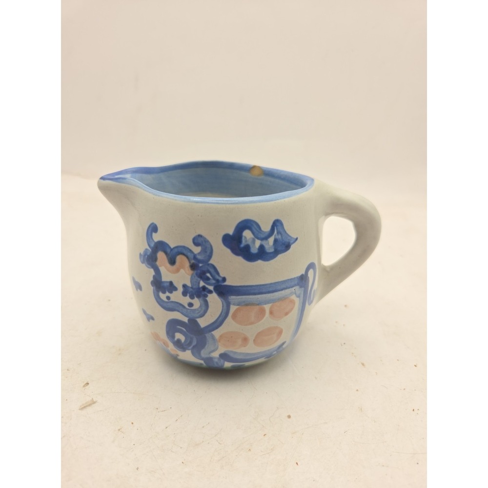 M.A. Hadley creamer pitcher cow farmhouse milk syrup 3 1/2" high 1 1/4 cup